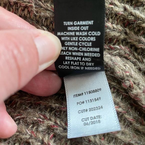 Torrid Open Cable Knit Cardigan Long Line Mid-length Sweater Brown Marled 00 - Picture 10 of 10